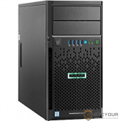 Сервер HPE ProLiant ML30 Gen9, 1x E3-1220v6 4C 3.0GHz, 1x8Gb-U, B140i/ZM (RAID 1+0/5/5+0) noHDD (4 LFF 3.5'' NHP) 1x350W NHP NonRPS,2x1Gb/s, noDVD, iLO5, Tower-4U, 3-1-1 (P03704-425)