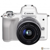 Canon EOS M50 белый {24.1Mpix 3&quot; 4K WiFi 18-150 IS STM LP-E12 (с объективом)}