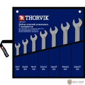 Thorvik OEWS007 Набор ключей гаечных рожковых в сумке, 6-27 мм, 7 предметов