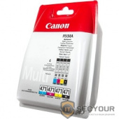 Canon CLI-471C/M/Y/Bk 0401C004 Картридж для PIXMA PIXMA MG5740/MG6840/MG7740, многоцветный
