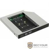 ORIENT Адаптер UHD-2MSC12, для SSD mSATA для установки в SATA отсек оптического привода ноутбука 12.7 мм (30345)