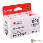 Картридж струйный Canon PFI-1000 PGY 0553C001 фото серый для Canon Pixma MG5740/MG6840/MG7740