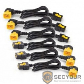 Кабель электрический AP8716R Power Cord Kit (6 ea), Locking, C19 to C20 (90 Degree), 1.8m