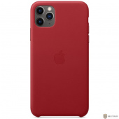 MX0F2ZM/A Apple iPhone 11 Pro Max Leather Case - (PRODUCT)RED