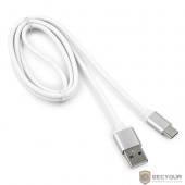 Cablexpert Кабель USB 2.0 CC-S-USBC01W-1M, AM/Type-C, серия Silver, длина 1м, белый, блистер