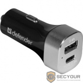 Defender Автомобильный адаптер 1 порт USB + TypeC, 5V / 5.4A (UCG-01) (83569)