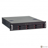 Exegate EX281292RUS Серверный корпус ExeGate Pro 2U550-HS08 &lt;RM 19&quot;,  высота 2U, глубина 550, БП 1U-700ADS, 8xHotSwap, USB&gt;