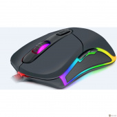 Qcyber HYPE {Игровая лазерная мышь. 4000 DPI, многоцветная подсветка, софт тач пластик, тканевый провод, 6 клавиш + скролл}