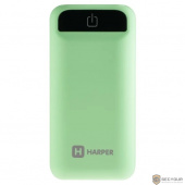Harper Аккумулятор внешний портативный PB-2605 Mint (5 000 мАч; Тип батареи: Li-Ion; Фонарик; LED индикатор уровня заряда; Вход: 5В/1А; Выход USB 1: 5В/1А)