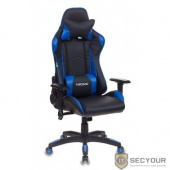 Кресло игровое Бюрократ CH-778/BL+BLUE две подушки черный/синий искусственная кожа (1075700)
