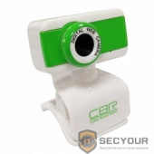 CBR Веб-камера CW-832M Green, универс. крепление, 4 линзы, 1,3 МП, эффекты, микрофон
