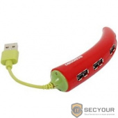 HUB USB 2.0 Konoos UK-43, 4 порта USB &quot;перец&quot;, блистер 