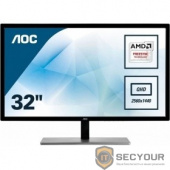 LCD AOC  32&quot; Q3279VWF Silver-Black {VA LED 2560x1440 5ms 178/178 250cd 3000:1 DVI HDMI DisplayPort AudioOut}