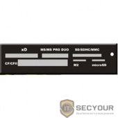USB 2.0 Card reader SD/SDHC/MMC/MS/microSD/xD/CF, 3.5&quot; (черный) [GR-116B]