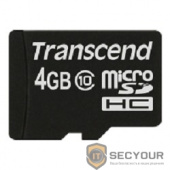 Micro SecureDigital 4Gb Transcend TS4GUSDC10 {MicroSDHC Class 10}