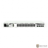 Eltex Ethernet-коммутатор MES2324B, 24 порта 10/100/1000 Base-T, 4 порта 10GBase-X (SFP+)/1000Base-X (SFP), L2+, 220V AC, 12DC