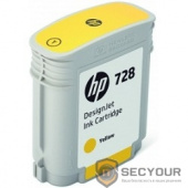 HP F9J61A Картридж №728, Yellow {DJ Т730/Т830 (40-ml)}