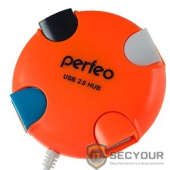 Perfeo USB-HUB 4 Port, (PF_4287) оранжевый