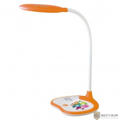 ЭРА Б0028463 Настольный светодиодный светильник NLED-433-6W-OR оранжевый, дизайн &quot;Фиксики&quot; {плавный диммер яркости, цвет. температура 3000/4500/6500К}