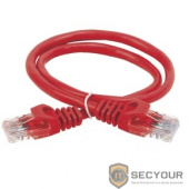 ITK PC04-C5EU-05M Коммутационный шнур (патч-корд), кат.5Е UTP, 0,5м, красный