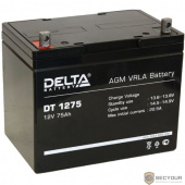 Delta DT 1275 (75 А\ч, 12В) свинцово- кислотный аккумулятор  