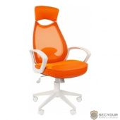 Офисное кресло Chairman    840 Россия белый пластик  TW16\TW-66 оранжевый [7025298]