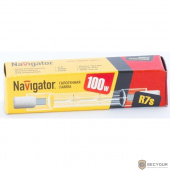 Navigator 94217 Лампа галогенная линейная КГ J78mm 100W R7s 230V 2000h [NH-J78-100-230-R7s]