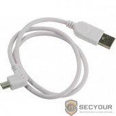 ORIENT MU-205W2, Кабель Micro USB 2.0, Am -&gt; micro-Bm (5pin) угловой, правый угол 90°, 0.5 м, белый