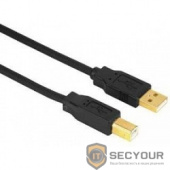 Кабель USB2.0 Hama H-29767 USB A (m)/USB B (m) 3м Позолоченные контакты (823936) 