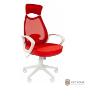 Офисное кресло Chairman    840 Россия белый пластик  TW19\TW-69 красный [7025300]