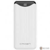 Crown Зарядное устройство CMPB-603 white (power bank, 10000mAh, Li-Pol, входы: micro-USB/typec-C - выходы: 2*USB(A)+type-C QC3.0, PD18W, цифровой дисплей)