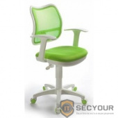 Бюрократ CH-W797/SD/TW-18 кресло (спинка сетка салатовый сиденье салатовый TW-18 (пластик белый)) [664136]