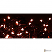 Neon-night 305-142 Гирлянда Нить 10м, постоянное свечение, черный ПВХ, 24В, цвет: Красный