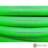 DKC 140912-8K Двустенная труба ПНД гибкая дренажная д.125мм, SN8, перфорация 360 град., в бухте 40м, цвет зеленый