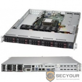 Серверная платформа SYS-1019P-WTR Supermicro 1U, 2x500W, 1xLGA3647, iC622, 6xDDR4, 10x2.5&quot; Drive, 2x10GbE, IPMI, RMKit 