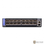 Mellanox MSN2100-BB2F Spectrum™ based 40GbE 1U Open Ethernet Switch with MLNX-OS, 16 QSFP28 ports, 2 Power Supplies (AC), x86 dual core, Short depth, P2C airflow, Rail Kit must be purchased separately