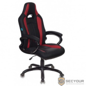 Кресло игровое Бюрократ CH-827/BL+RED черный/красный искусственная кожа (1075635)