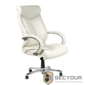 Офисное кресло Chairman  420  кожа белая,  (6078153)