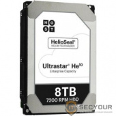 8TB WD Ultrastar DC HDD Server HE10 {SAS 12Gb/s, 256MB, 7200 RPM, 3.5’’, 512E SE} [0F27358]