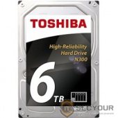 6TB Toshiba N300 (HDWN160UZSVA) {SATA 6.0Gb/s, 7200 rpm, 128Mb buffer, 3.5&quot; для NAS}