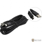 Дата-кабель Smartbuy USB - Type C, &quot;карбон&quot;, экстрапрочный, длина 3.0 м, до 2А, черный (iK-3130n-3)