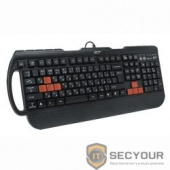 Keyboard A4Tech X7-G700  (черный), PS/2,  провод. игровая многофункц. кл-ра [82087]