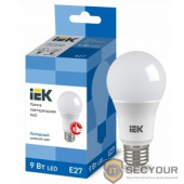 Iek LLE-A60-9-230-65-E27 Лампа светодиодная ECO A60 шар 9Вт 230В 6500К E27 IEK