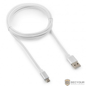 Cablexpert Кабель USB 2.0 CC-S-mUSB01W-1.8M, AM/microB, серия Silver, длина 1.8м, белый, блистер