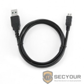 Bion Кабель двухсторонний USB 2.0 - micro USB, dAM/microB 5P, позолоченные контакты, 1м, черный [BXP-CC-mUSB2D-010]