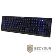 Keyboard A4Tech KD-600L BLUELIGHT USB  114 клавиш, мультимедиа, X-Slim, подсветка [624593]