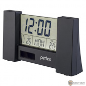 Perfeo Часы-будильник &quot;City&quot;, чёрный, (PF-S2056) время, температура, дата шт