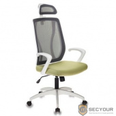 Кресло руководителя Бюрократ MC-W411-H/DG/26-32 серый TW-04 сиденье зеленый 26-32 сетка/ткань (пласт) [1070843]