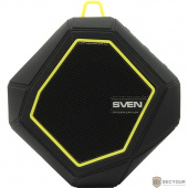 SVEN PS -77, черный-желтый [SV-016449] (5 Вт, FM-тюнер, Bluetooth, microSD)