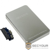 ORIENT 2568U3 Внешний контейнер, USB 3.0 для 2.5&quot; HDD/SSD SATA 6Gb/s (ASM1153E), алюминий, серебристый цвет, установка HDD без отвертки